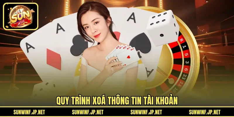 Quy trình xoá thông tin tài khoản